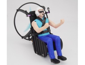 Parafun RC Paramotor Backpack M With Pilot  PNP Version - Blue 